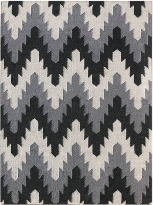 Area Rug 5'x8' Charcoal For Living/Bedroom 2