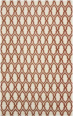 Area Rug 5'x8' Orange for stylish Drawing Room 2