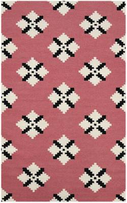 Saraswatii Global Rug 5'x8' Pink for luxurious home interior d  cor | Bedroom rugs 2