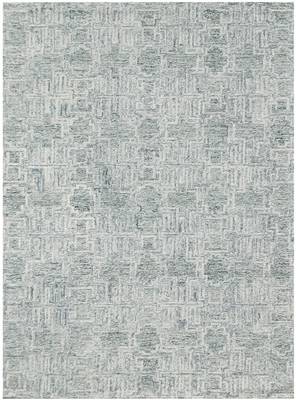 Boston Modern Hand Tufted Area Rug 5'x8' Blue For Living/Drawing/Bedroom 2