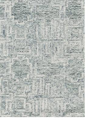 Boston Modern Hand Tufted Area Rug 5'x8' Blue For Living/Drawing/Bedroom 3