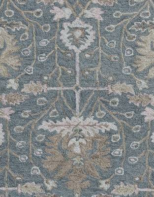 Hand Tufted Rug 5'x8' Pigeon For Living/Drawing/Bedroom 3
