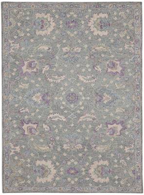 Area rug 5'x8' Smoke Grey for Living rooms 2