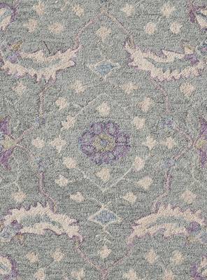 Area rug 5'x8' Smoke Grey for Living rooms 3