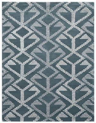 Hand Tufted Rug 5'x8' Dove Grey rug for Drawing room 2