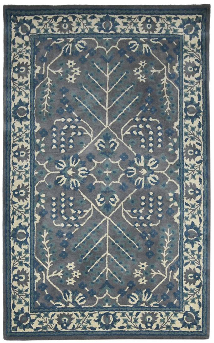 Saraswatii Global Modern Area Rug 5'x8' Grey for Living room d  cor