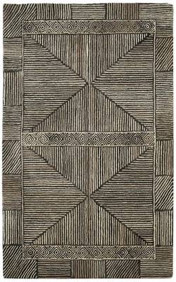 Hand Tufted Rug for Home D  cor 5'x8' Natural Brown 2