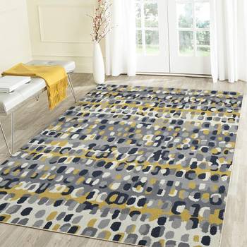 Hand Tufted Rug ,Stylish and Durable 5'x8' Steel Grey 1
