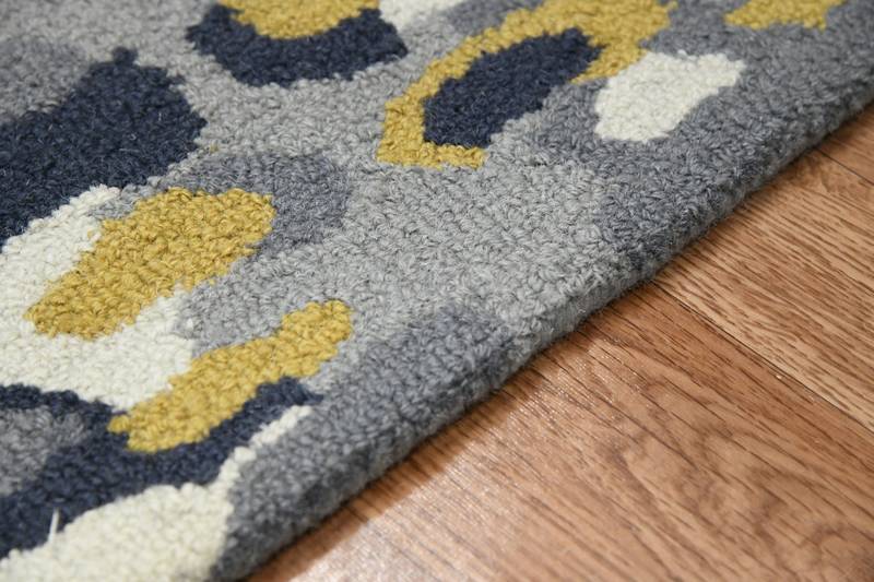 Hand Tufted Rug ,Stylish and Durable 5'x8' Steel Grey