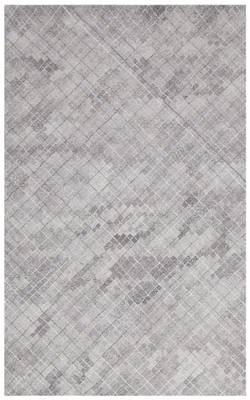 Rug for Room Hand Tufted Polyester 5'x 8' Beige 2