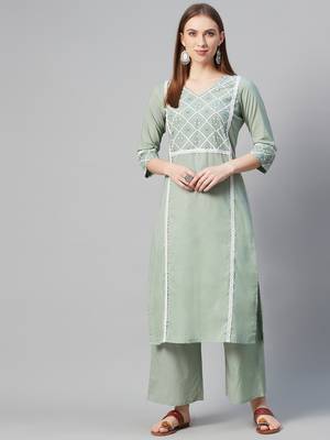 Grey printed cotton cotton-kurtis 1