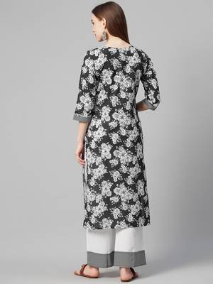 Green printed cotton cotton-kurtis 3