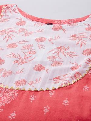 Red printed cotton kurtas-and-kurtis 4