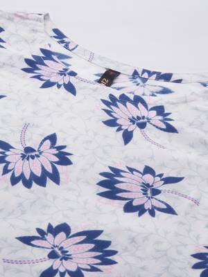 Pink printed cotton cotton-kurtis 4