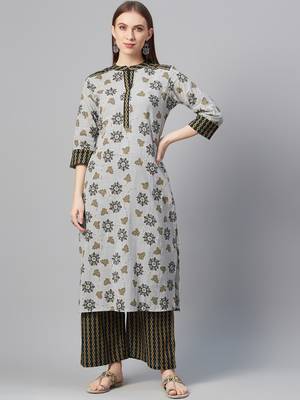 Green printed cotton kurtas-and-kurtis 1