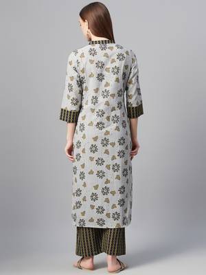Green printed cotton kurtas-and-kurtis 3