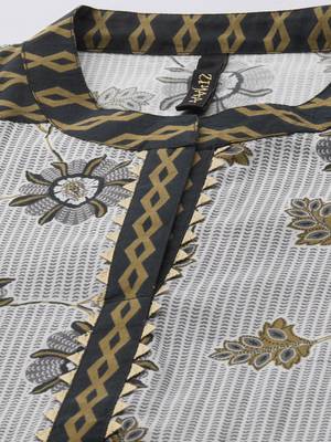 Green printed cotton kurtas-and-kurtis 4