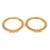 Gold Plated South Traditional Design bangle Set of 2