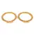 Gold Plated South Traditional Design bangle Set of 2