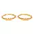 Gold Plated South Traditional Design bangle Set of 2