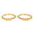 Gold Plated South Traditional Design bangle Set of 2