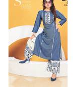 Pure Rayon Kurti Palazzo Sets