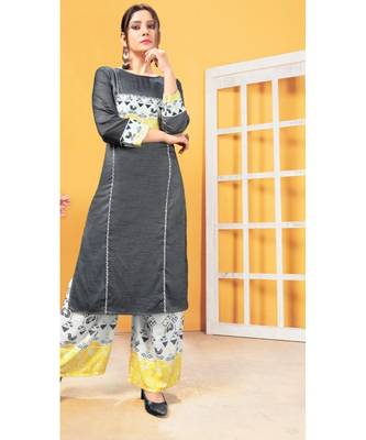 Pure Rayon Kurti Palazzo Sets 1