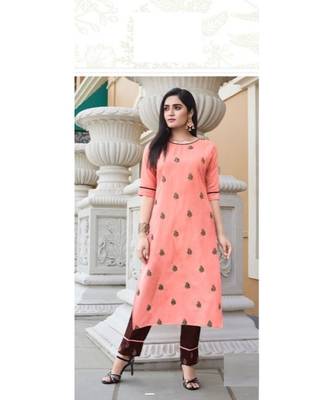 Ruby Silk Embroidered kurta sets 1