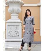 Ruby Silk Embroidered kurta sets