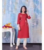 Pure Rayon Kurti Palazzo Sets