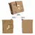 NFI essentials PU Leather Women's Mini Clutch Wallet|Leaf Bi-fold Card Holder|Purse Clutch Wallet