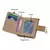 NFI essentials PU Leather Women's Mini Clutch Wallet|Leaf Bi-fold Card Holder|Purse Clutch Wallet