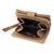 NFI essentials PU Leather Women's Mini Clutch Wallet|Leaf Bi-fold Card Holder|Purse Clutch Wallet