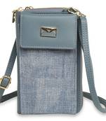 NFI essentials Women's Mobile Cell Phone Holder Pocket Wallet Hand Purse Clutch Crossbody Sling Bag