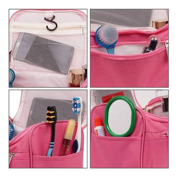 NFI essentials Multifunctional Cosmetic Bag with Hook|Makeup Organiser|Vanity Bag for Travelling Kit 3