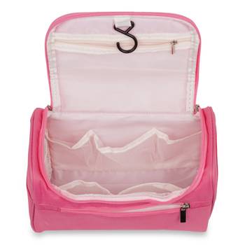 NFI essentials Multifunctional Cosmetic Bag with Hook|Makeup Organiser|Vanity Bag for Travelling Kit 4
