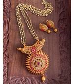 Beautiful Antique Tone Kemp Designer Necklace Set Dj23949