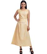 Butter Yellow Side Pocket Maxi Dress