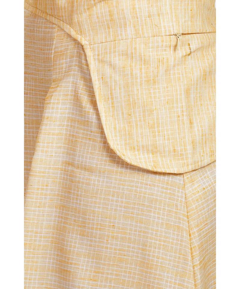 Butter Yellow Side Pocket Maxi Dress