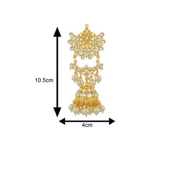 White crystal earrings 4