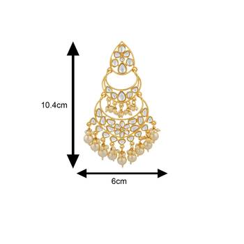 White crystal earrings 4