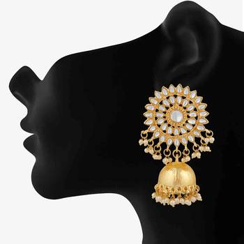White crystal earrings 2