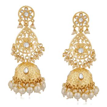 White crystal earrings 1