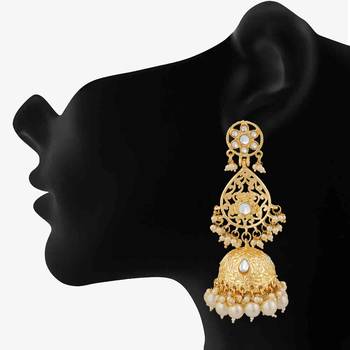 White crystal earrings 2