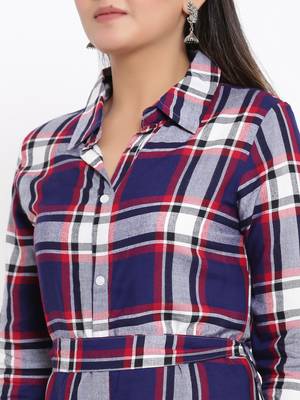 Ardozaa Womens Rayon Checkered Print Straight Kurta (multicolor) 2