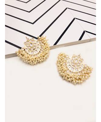 Raisa Gold Pearl Earrings 1