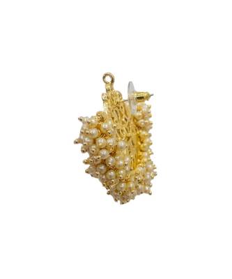 Raisa Gold Pearl Earrings 4