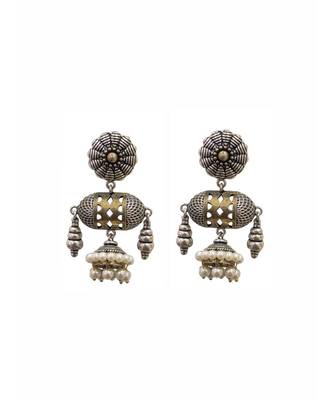 Rabi Dual Toned Earrings 1