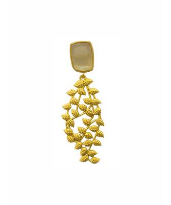 Roha Gold Leaf Earrings 2