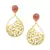 Nia Pink Drop Earrings